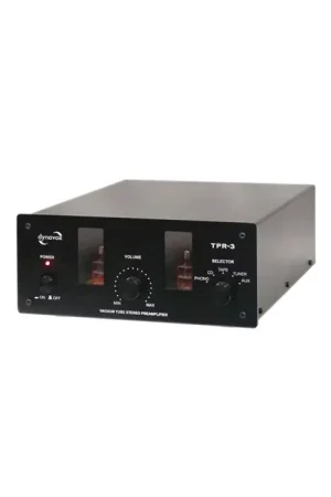 DYNAVOX TPR-3 Préamplificateur à tube avec entrée Phono (MC/MM) noir | Bien noté