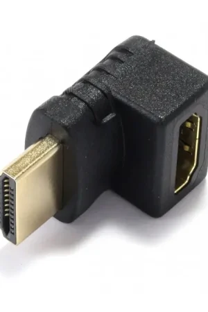 Adaptateur HDMI coudé 90° - Mâle Femelle - Dernières unités