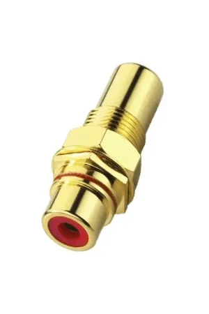 Dépêchez-vous | MONACOR T-730G/RT Embase RCA Femelle / Femelle Rouge (Unité)