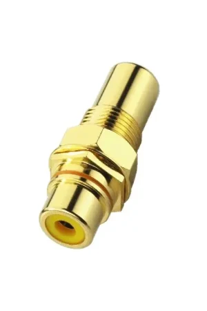 Prix usine - MONACOR T-730G/GE Embase RCA Femelle / Femelle Jaune (Unité)