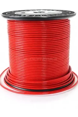 ELECAUDIO FC125TC Fil de Câblage Cuivre OCC FEP 2.5mm² (Rouge) - Prix exceptionnel