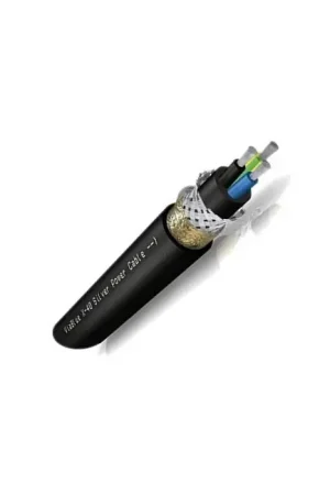 VIABLUE X-40 Silver Câble Secteur plaqué Argent 3x4mm² Ø14mm | Disponible