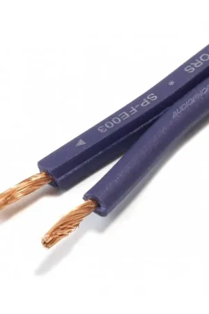 Best-seller - YARBO SP-FE003 Câble Haut-Parleur Cuivre OFC 2x1.27mm² Ø3.5mm