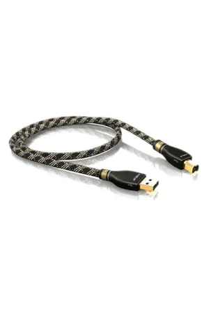 Tendance | Viablue KR-2 Silver Câble USB-A Male/USB-B Male Plaqué Or 3.0 m