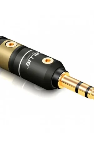 VIABLUE T6s Small Mini-JACK 3.5mm Stéréo Bronze Plaqué Or 24k Ø6.2mm (Unité) - Super offre