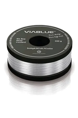 Prix avantageux | VIABLUE Étain à Souder Soudure Argent 4% 50g