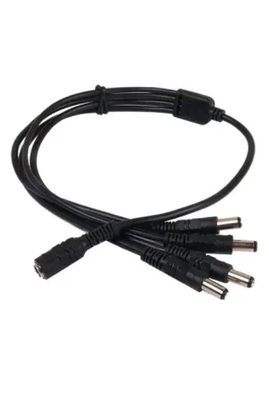 Offre bientôt terminée | Quadrupleur Câble d'alimentation 4x Jack 5.5 / 2.1mm 0.5m