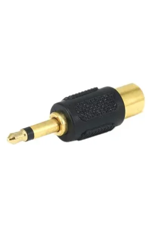Adaptateur Jack 3,5mm&nbsp;mâle mono&nbsp;vers RCA femelle plaqué Or - Achetez dès maintenant