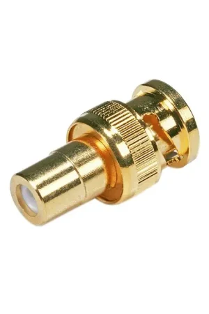 Adaptateur RCA vers BNC plaqué Or - Prix usine