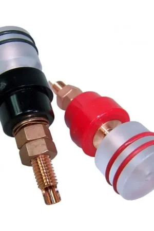 MUNDORF Mconnect TPCU870E Borniers EVO 8mm Pur Cuivre OFC (la paire) - Qualité premium