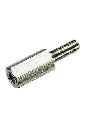 Entretoises Laiton Nickelé Mâle / Femelle M3x20 + 6mm (x10) - Bientôt épuisé