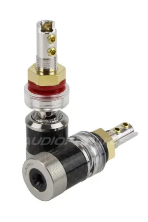 FURUTECH FT-816 (R) Borniers Cuivre plaqué Rhodium (La paire) - Déstockage