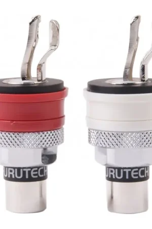 Coup de cœur des clients - FURUTECH FP-901 (R) Embases RCA Cuivre pur plaqué Rhodium (La paire)