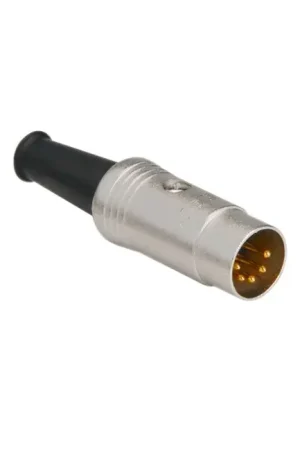 Livraison rapide - REAN NYS322G Connecteur DIN Mâle 5 broches plaqué Or