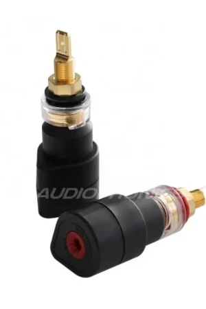FURUTECH FT-809 (G) Borniers Cuivre pur plaqué Or Ø4,5mm (La paire) - Remise supplémentaire
