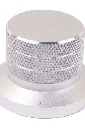 Bouton Aluminium Anodisé Axe Méplat 48x33mm Ø6mm Argent - Bien noté