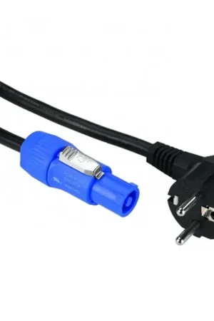 Meilleure vente - Câble Secteur Schuko Mâle Coudé 90° vers Neutrik PowerCon Mâle AAC-115P 2m