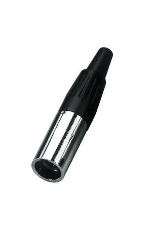 Excellente qualité | MONACOR XLR-307/P Connecteur Mini XLR Mâle 3 Pôles Plaqué Or Ø3.5mm (Unité)