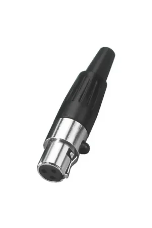 Plébiscité par les clients - MONACOR XLR-307/J Connecteur Mini XLR Femelle 3 Pôles Plaqué Or Ø3.5mm (Unité)