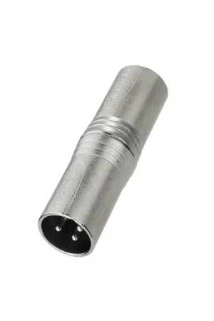 Préféré des clients - NEUTRIK NA-3MM Adaptateur XLR Mâle- XLR Mâle Nickelé