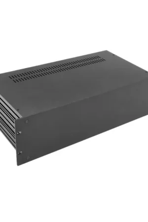 Bon prix | HIFI 2000 Boitier Slimline 3U 230mm - Facade 4mm Noir