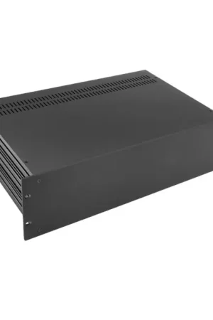 Très bien noté - HIFI 2000 Boitier Slimline 3U 280mm - Facade 4mm Noir