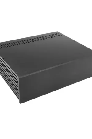 Réduction spéciale - HIFI 2000 Boitier Slimline 3U 350mm - Facade 10mm Noir