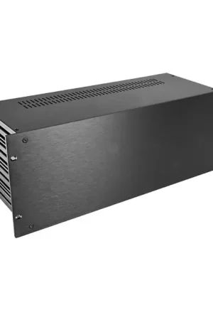 Envoi rapide | HIFI 2000 Boitier Slimline 4U 170mm - Facade 4mm Noir