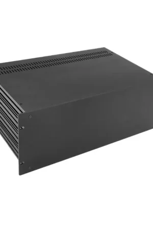 Expédition rapide | HIFI 2000 Boitier Slimline 4U 280mm - Facade 4mm Noir