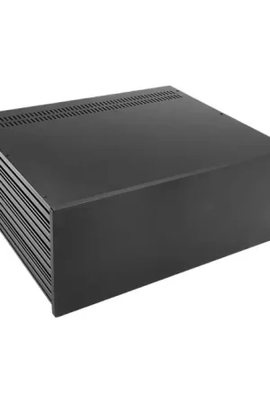 HIFI 2000 Boitier Slimline 4U 350mm - Facade 10mm Noir - Promotion
