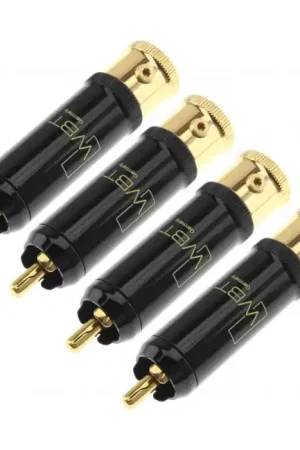 Produit phare | WBT-0152 Cu Nextgen Connecteurs RCA Plaqués Or à souder Ø10.8mm (Set x4)