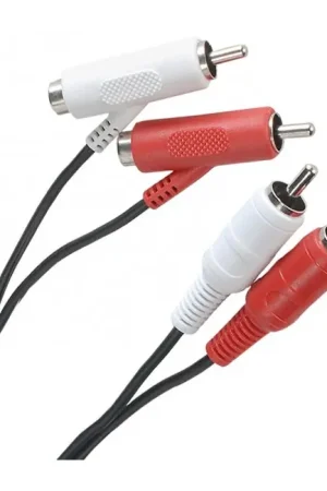 Nouveau | Câble de Modulation RCA Stéréo Doubleur 2 RCA Femelle 1.8m