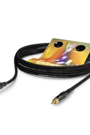 Disponible à la commande | HICON Tricone MKII - Cordon XLR-3 Mâle vers RCA Male 0.25m (Unité)