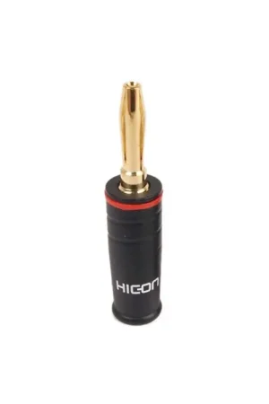 Expédition immédiate - HICON HI-BM07 Fiches Banane (Rouge) Ø4.2mm (Unité)