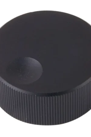 K006B Bouton Aluminium Massif 32×13mm Ø6mm Noir | Satisfait ou remboursé