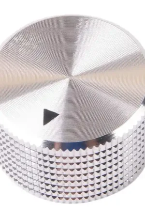 Dernières pièces - K012S Bouton Aluminium Massif 25x15mm Ø6mm Argent