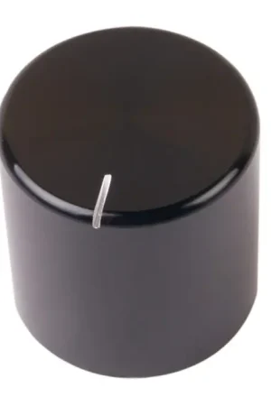 Paiement sécurisé | K032B Bouton Aluminium Massif 25x25mm Ø6mm Noir