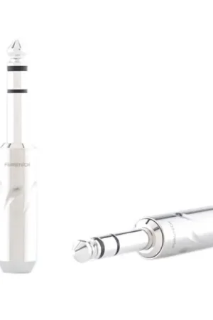 Offre bientôt terminée - FURUTECH FT-763SM(R) Connecteur Jack 6.35mm Cuivre pur plaqué Rhodium Ø8mm (Unité)
