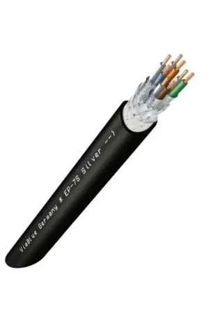 Produit phare - VIABLUE EP-7S Câble Ethernet RJ45 Cat 7 Solid Core Cuivre OFC Ø9mm