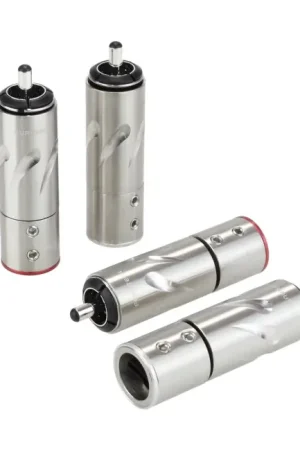 FURUTECH FT-111 (R) Connecteurs RCA plaqué Rhodium Ø10mm (Set x4) - Nouveau produit