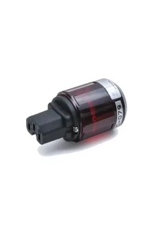 OYAIDE C-079 Connecteur IEC Bronze Phosphoré Plaqué Or 24K Ø17mm | Direct usine