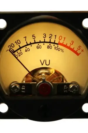 À ne pas manquer - TEK Vumétre Rond rétroéclairage jaune dB Ø34mm