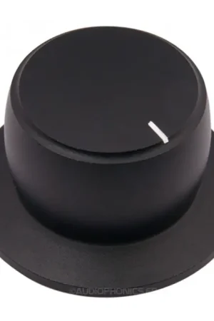 Disponible à la commande | K040B Bouton Aluminium Massif 38x28x22mm Ø6mm Noir