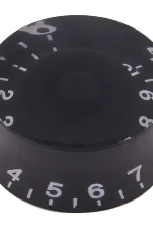 Bouton Axe Cranté 26x25x12mm Ø6mm Noir | Très demandé