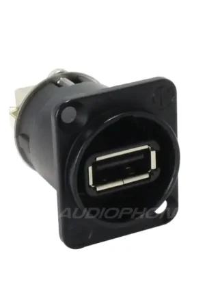 NEUTRIK NAUSB-WB Passe cloison USB A-B Noir | Nouvel arrivage