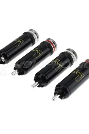 Qualité premium | WBT-0102Ag Connecteurs RCA Nextgen Argent pur 75 Ohms Ø9mm (Set x4)