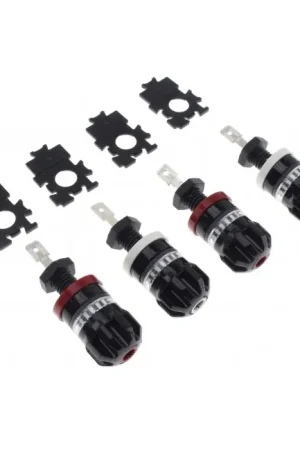 Direct fabricant | WBT-0703Ag Borniers pour haut parleur Argent (Set x4)