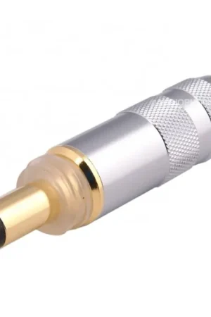 OYAIDE DC-2.1G Connecteur Jack DC 5.5/2.1mm Mâle Plaqué Or Ø6.3mm - Bien noté