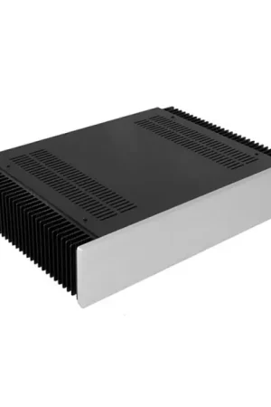 Promo exceptionnelle | HIFI 2000 Boitier 2U Dissipateur Aluminium 300mm Facade 10mm Silver