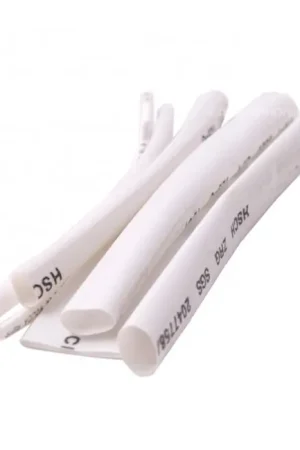 Gaines Thermorétractables 2:1 Ø1.5-13mm Blanc 10cm (Set x100) - Soldes
